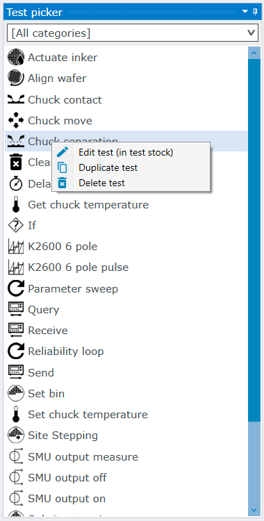 Figure 9.2: Test Picker Example